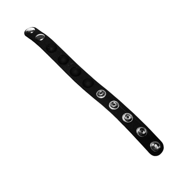 Black Adjustable Silicone Cock Ring Strap