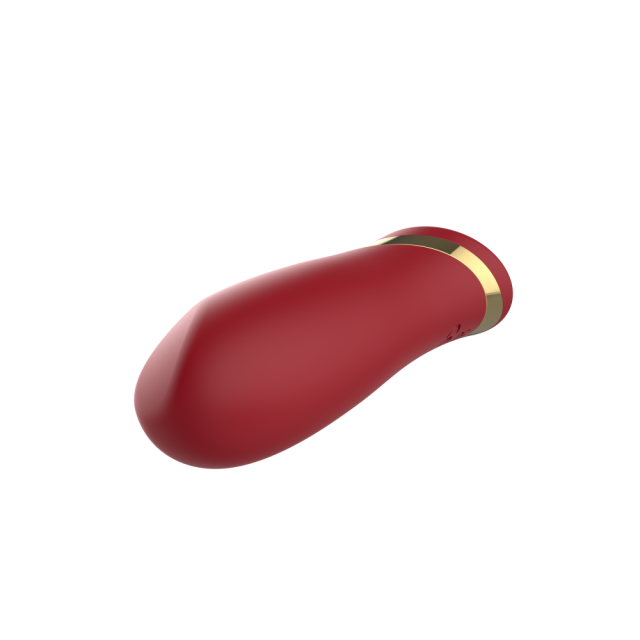 10-Mode Luxury Red  Rechargeable (Plug-In) WaterproofSilicone Bullet Vibrator