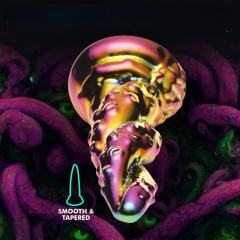6.30'' Tentacle-Inspired Multicolor Glass Dildo