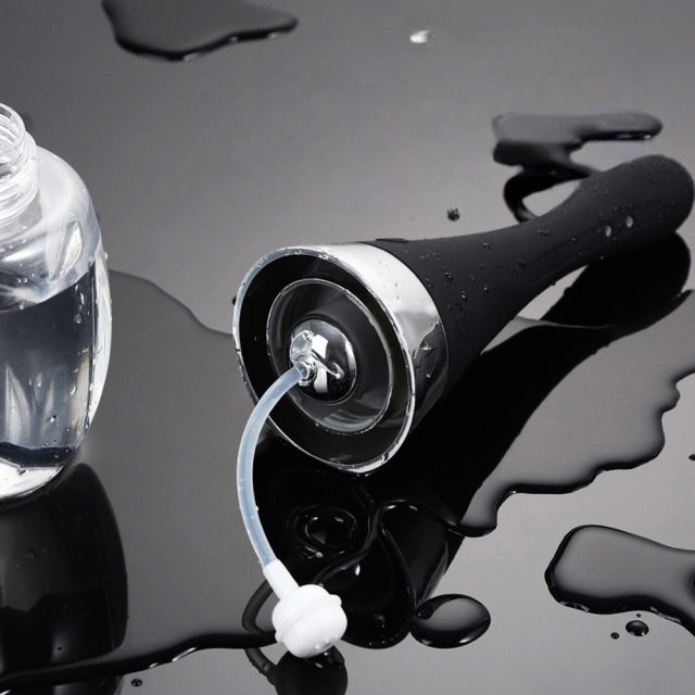 Rechargeable Electric Anal Douche – 300 ml Reservoir, 3-Speed Water Spray, Silicone Nozzle