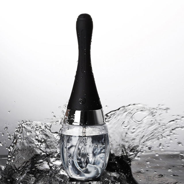 Rechargeable Electric Anal Douche – 300 ml Reservoir, 3-Speed Water Spray, Silicone Nozzle