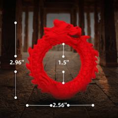 Red Dragon Silicone Cock Ring