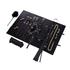 Customizable 10-Piece Complete BDSM Bondage Set with Organizer Pouch – High-Margin Fast-Selling Kit