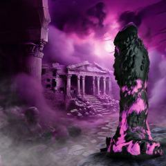 7.88'' Black + Purple Textured Design Fantasy Silicone Dildo with Suction Base