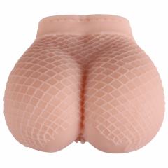 1.94LB Molded Fishnet Stockings Texture Life-Like White Flesh TPE Mini Torso for Men