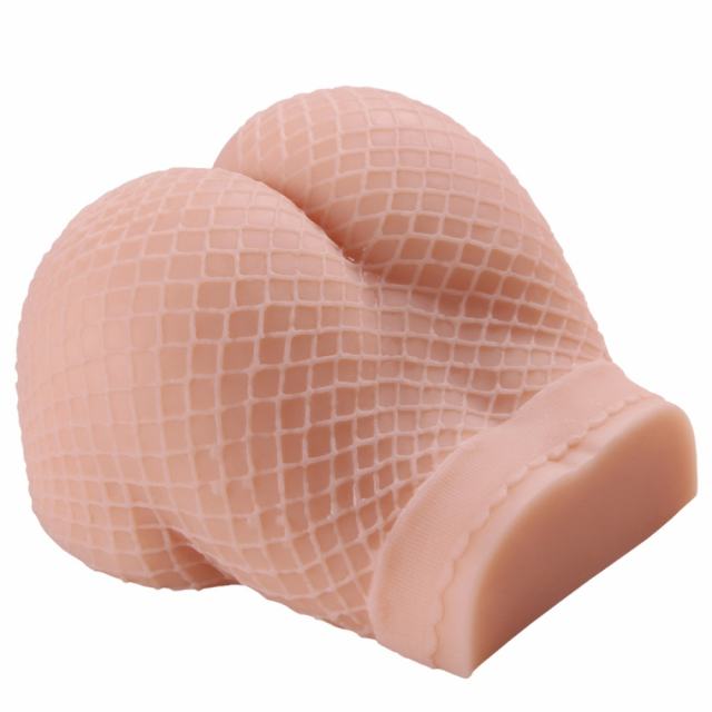 1.94LB Molded Fishnet Stockings Texture Life-Like White Flesh TPE Mini Torso for Men