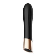 10 Modes Black Waterproof Rechargeable Silicone Bullet Vibrator