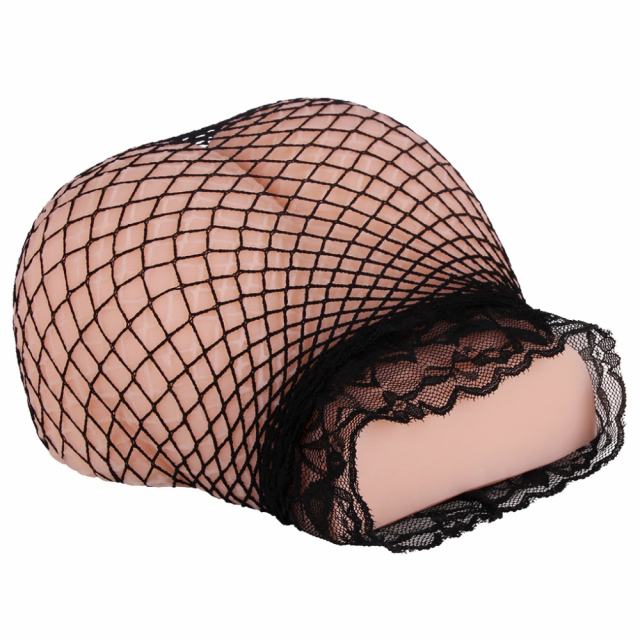 1.94LB Molded Fishnet Stockings Texture Life-Like White Flesh TPE Mini Torso for Men