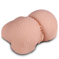 1.94LB Molded Fishnet Stockings Texture Life-Like White Flesh TPE Mini Torso for Men