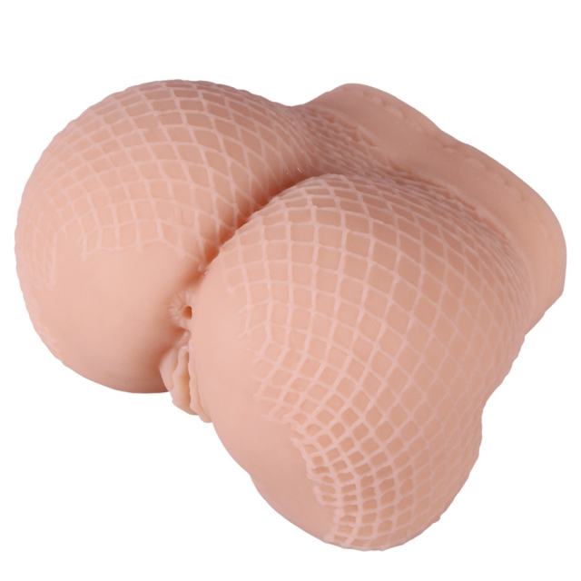 1.94LB Molded Fishnet Stockings Texture Life-Like White Flesh TPE Mini Torso for Men