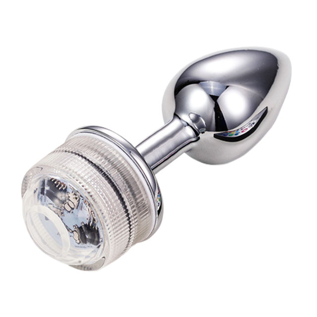Metal Butt Plug with Light ( Non Vibrating )