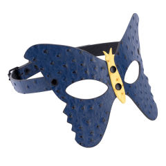 Blue PU Butterfly Cosplay Mask