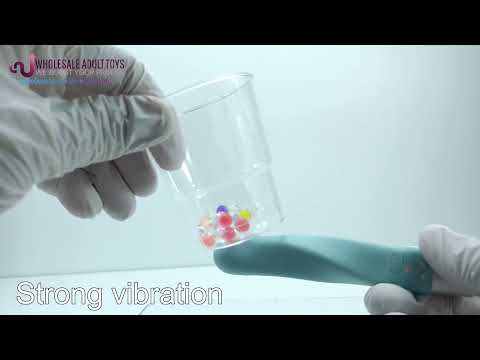 Customizable  16 Modes Cyan Spiral Waterproof Rechargeable Silicone Bullet Vibrator