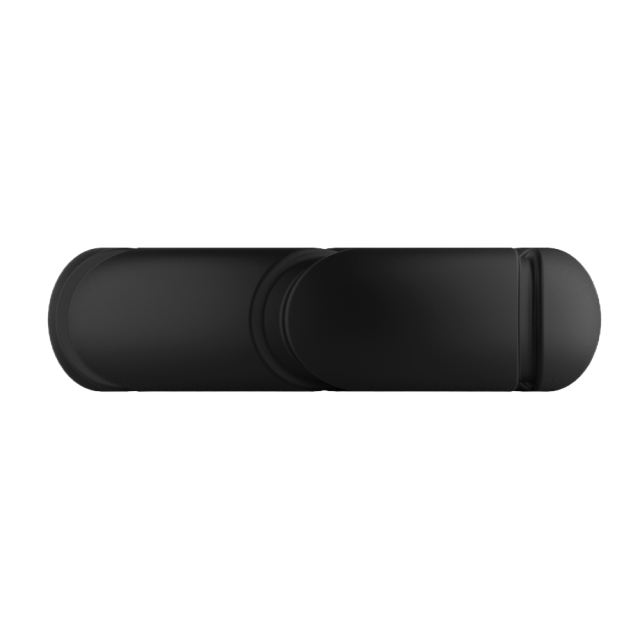 Black Silicone Cock Ring – Spiral Texture