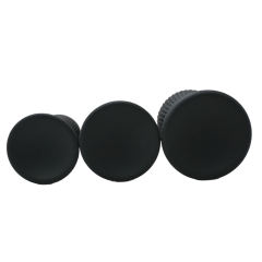 Ribbed Texture Black Silicone Anal Plug Training Kit (3 Sizes)