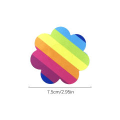 Pretty Pasties – Pride Flower Rainbow Nipple Covers (Pair)