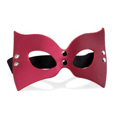 Red + Black PU Cosplay Mask