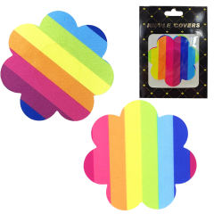 Pretty Pasties – Pride Flower Rainbow Nipple Covers (Pair)