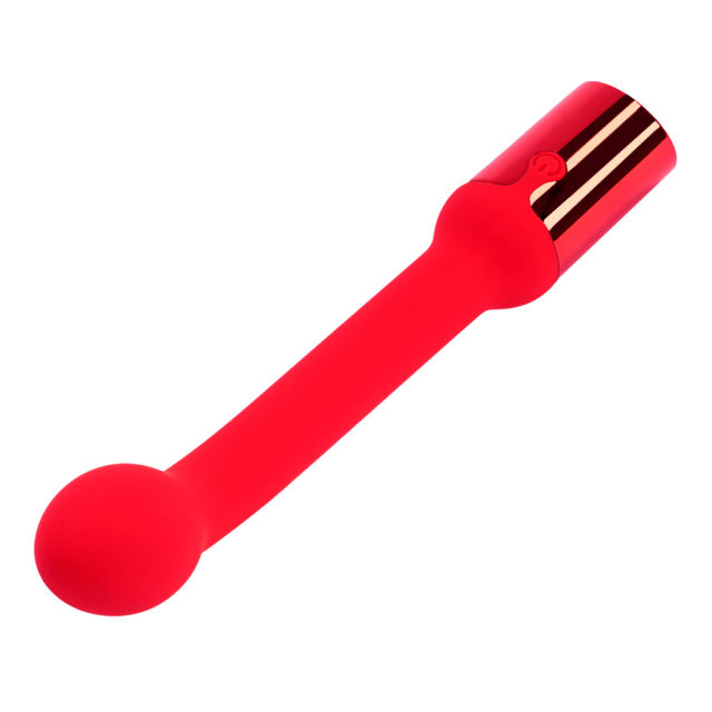 9.06 Inch 10-Mode Waterproof Rechargeable Red G-Spot Vibrator