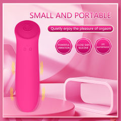 3.43 Inch 7-Mode Waterproof Rechargeable Magenta Silicone Vibrator