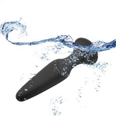Black Silicone Anal Plug Training Set (3 Sizes) – Tapered Design and Flared Safety Base