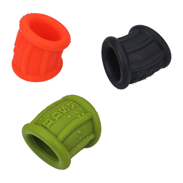 2.25'' Red Thick Silicone Cock Ring - Stretchy & Durable