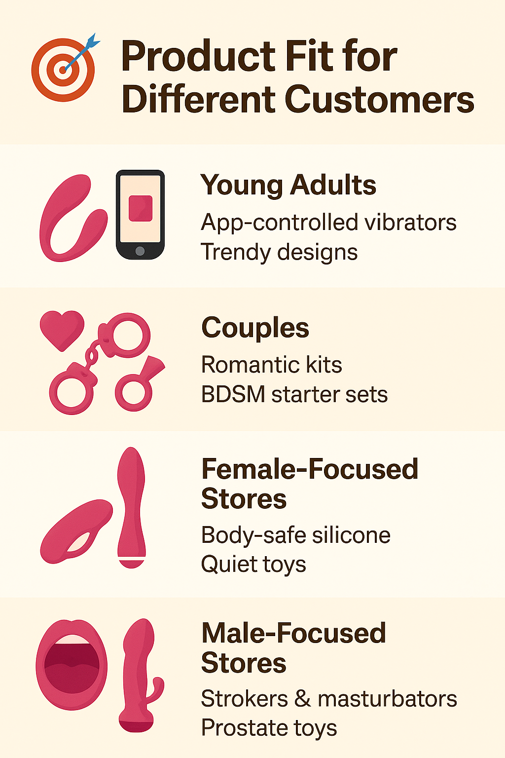 Product Fit: Choosing the Right Wholesale Adult Toys for Your Customer Base