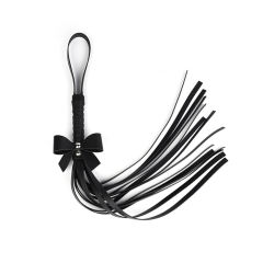 6-Piece Black & Red BDSM Bondage Kit with Bow Design – Collar, Ball Gag, Cuffs, Whip, Lead Chain