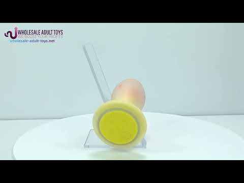 10-Mode Yellow & Orange Rechargeable Remote-Controlled Vibrating Anal Plug