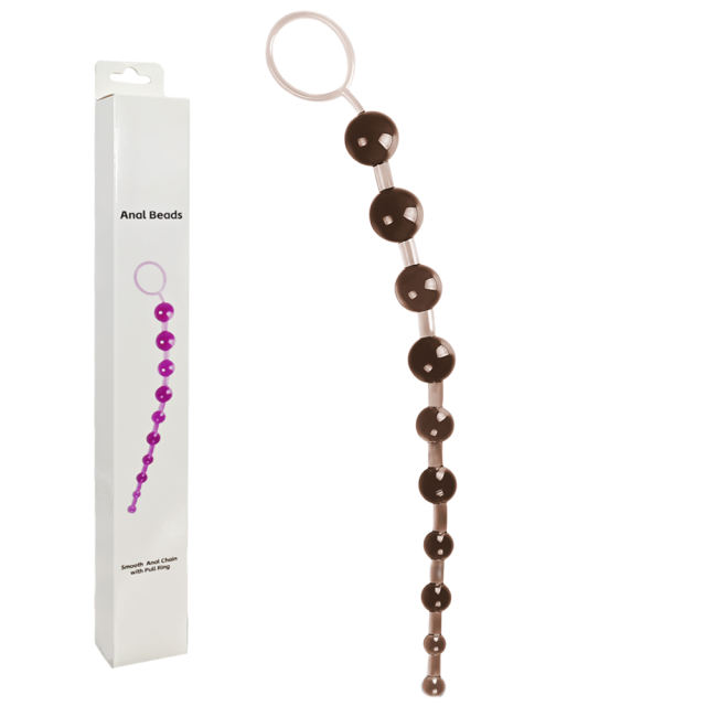 Black 10 Beads Anal Toy