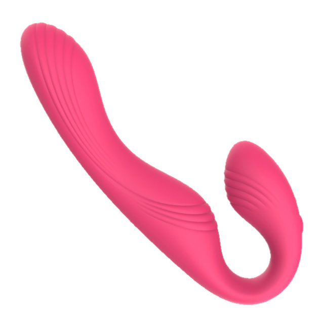 8.27'' Magenta App-Controlled Silicone Double-Ended Vibrator – 9 Vibration Modes, USB-Magnetic Rechargeable, Waterproof