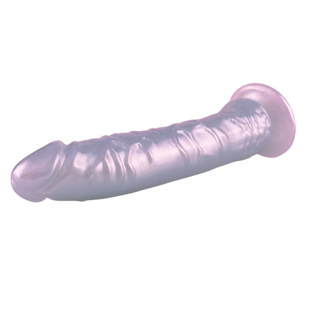 8.08'' Pearl Purple Realistic Dildo with Suction Cup – Strap-On Compatible