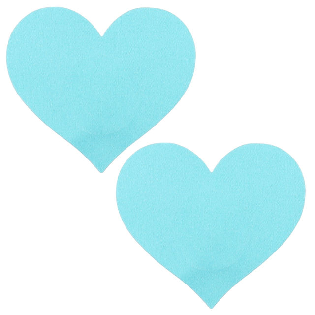 8-Piece Multicolor Heart Nipple Pasties Set – Reusable, Self-Adhesive, Waterproof Polyester
