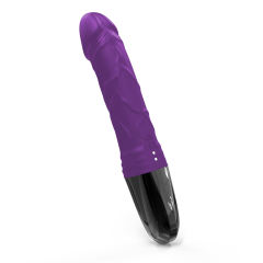 9.06'' Purple Silicone Realistic Vibrator – 12 Vibration Modes, LED Display, USB-Magnetic Rechargeable, Waterproof