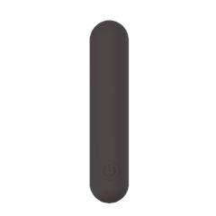 3.86'' Black Full-Silicone Flexible Bullet Vibrator – 10 Vibration Modes, Magnetic USB Rechargeable, Waterproof