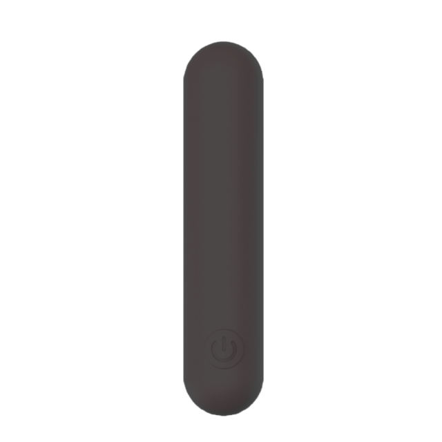 3.86'' Black Full-Silicone Flexible Bullet Vibrator – 10 Vibration Modes, Magnetic USB Rechargeable, Waterproof