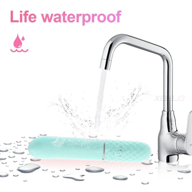 4.73'' Mint Green Silicone Mini G-Spot Vibrator
