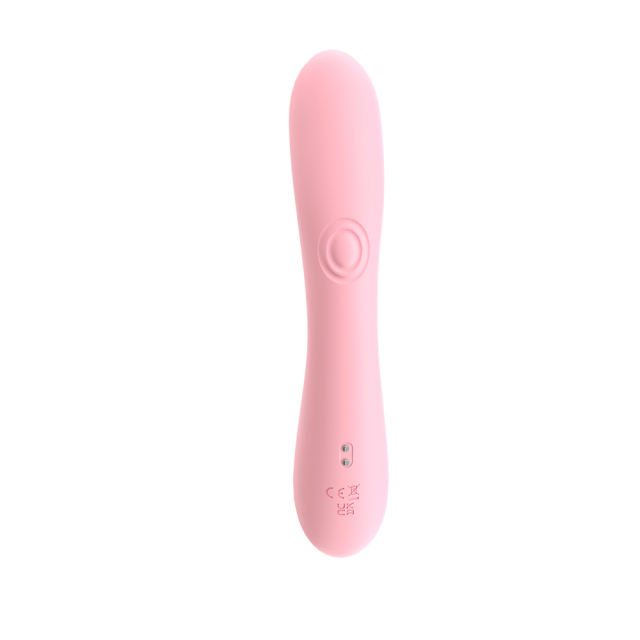 8.47'' Pink Dual-Action Rabbit Vibrator – 10 Modes, Clitoral Spanking Arm, Rechargeable, Waterproof