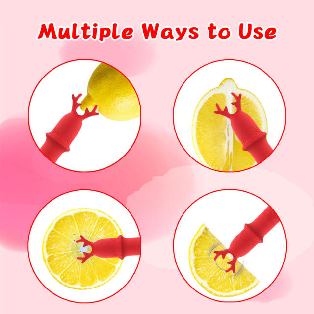 4.73'' Red Reindeer Rechargeable Waterproof Silicone Vibrator – 9-Speed and Holiday Gift Edition
