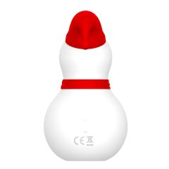 3.70'' Snowman Rechargeable Waterproof Silicone Sucking Vibrator – 10-Speed and Holiday Gift Design