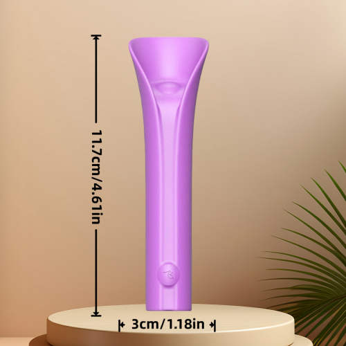 4.61'' Purple Silicone Vibrator – 10 Modes, Petal-Shaped Design, Rechargeable, Waterproof