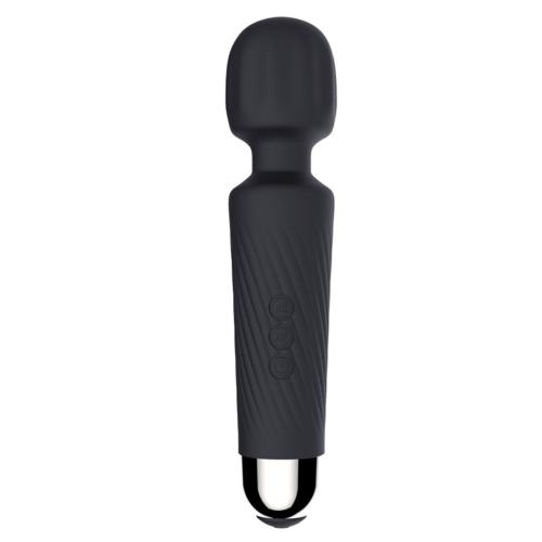 7.88'' Black Silicone U-Shaped Penis Vibrator for Men & Couples – 20-Speed Powerful Male Masturbator, Waterproof & Rechargeable