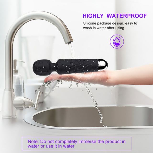 7.88'' Black Silicone U-Shaped Penis Vibrator for Men & Couples – 20-Speed Powerful Male Masturbator, Waterproof & Rechargeable