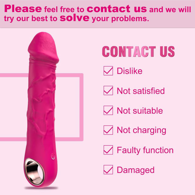 7.09'' Magenta Bendable Silicone Rechargeable Realistic Vibrator – 10 Modes, Waterproof