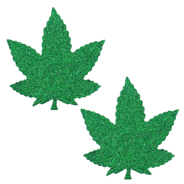 Green Leaf Nipple Pasties