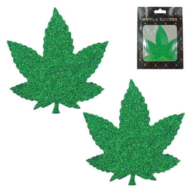 Green Leaf Nipple Pasties