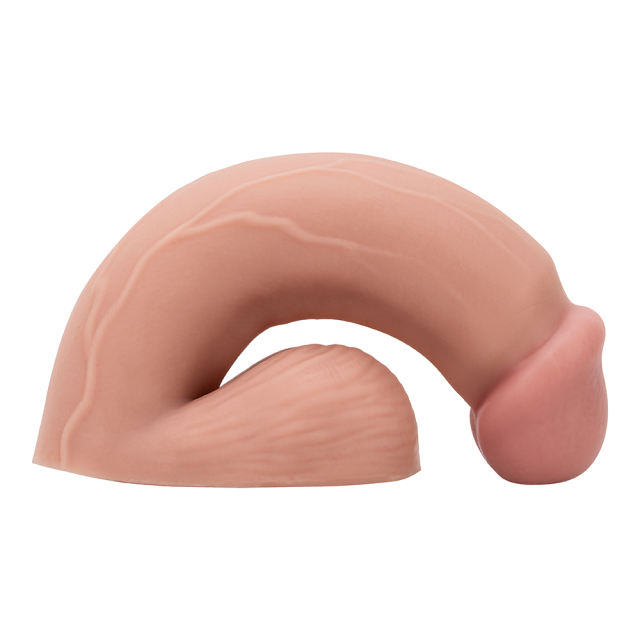 6.78'' Flesh Soft Silicone Bent Realistic Silicone Dildo