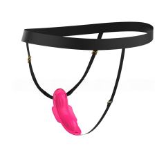 16.55’’ Red Silicone Waterproof Rechargeable Rose Vibrator with 10-Mode Sucking, Thrusting & Vibrating