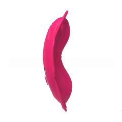16.55’’ Red Silicone Waterproof Rechargeable Rose Vibrator with 10-Mode Sucking, Thrusting & Vibrating