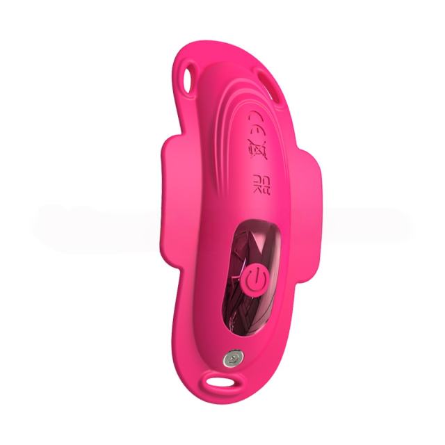 16.55’’ Red Silicone Waterproof Rechargeable Rose Vibrator with 10-Mode Sucking, Thrusting & Vibrating